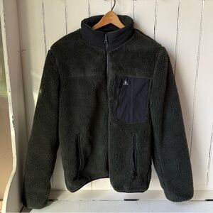 G.H. Bass & Co Green Sherpa Jacket